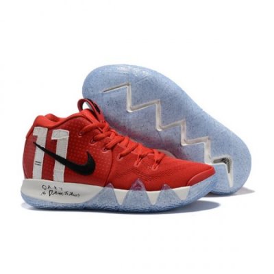 Nike Erkek Kyrie 4 Kırmızı / Siyah Basketbol Ayakkabısı Türkiye - CMEL3R8L